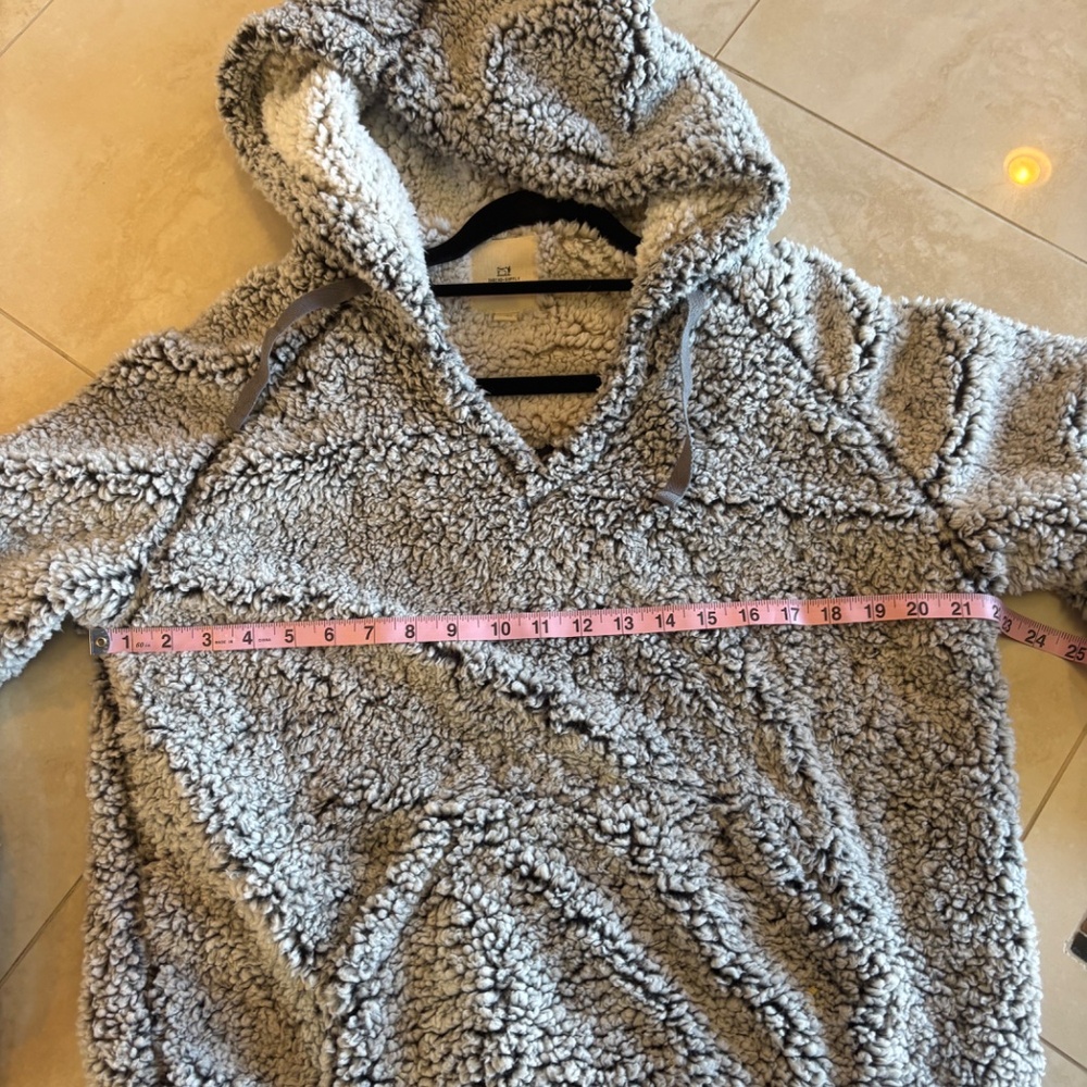 Thread & Supply Gray Sherpa Hoodie - Picture 6 of 7